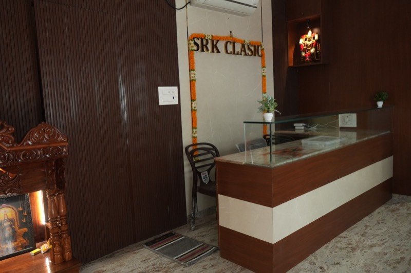 Reception area at SRK Clasic